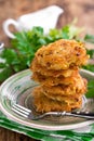 Fried potato pancakes Royalty Free Stock Photo