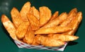 Fried Potato Wedges