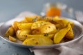 Fried potatoes with herbs