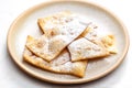 fried puff pastry with sugar