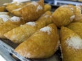 Fried puff pastry with vegetable filling