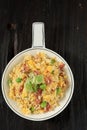 Fried rice, Chahan, or Yakimeshi, Japanese Fried Rice Royalty Free Stock Photo