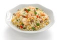 Fried rice, chinese cuisine, yangzhou style Royalty Free Stock Photo