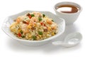 Fried rice, chinese cuisine, yangzhou style Royalty Free Stock Photo