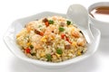 Fried rice, chinese cuisine, yangzhou style Royalty Free Stock Photo