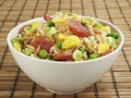 Fried Rice with Sausage Royalty Free Stock Photo