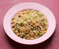 Fried rice. a series of nine Asian food dishes. Royalty Free Stock Photo