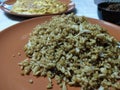 Fried Rice Stir fried rice with oil