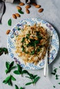 FRIED RICE WITH VERMICELLE.traditional arabic dish Royalty Free Stock Photo
