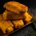 Fried Rissoles or Risol Mayo is a Indonesian snack food.