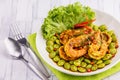 Fried sato with prawn Royalty Free Stock Photo