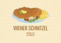 National Wiener Schnitzel Day vector