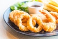 Fried Seafood platter Royalty Free Stock Photo