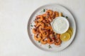 Fried shrimp, headless, with spices, grilled, homemade, no people,