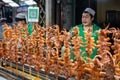 Fried snack food vendor from Xian Royalty Free Stock Photo