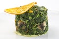 Fried spinach Royalty Free Stock Photo