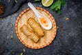 Fried Spring Roll Royalty Free Stock Photo