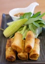 Fried spring rolls