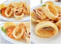 Fried squid Royalty Free Stock Photo