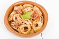 Fried Squid Rings Royalty Free Stock Photo