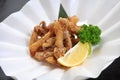 Fried squid strip