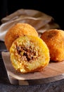 Fried stuffed Sicilian arancini