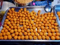 \'Fried Sweet Potato and Taro balls\'. Appetizer Thailand ancient has a nickname called turtle eggs