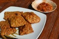 Fried Tempe with Homemade Indonesian Chili Sauce