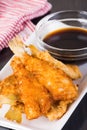 Fried tempura fish Royalty Free Stock Photo
