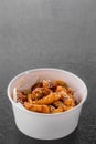 Fried Teokbokki Korea street food Royalty Free Stock Photo