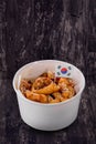 Fried Teokbokki Korea street food Royalty Free Stock Photo