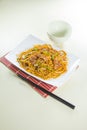 Fried thick noodles