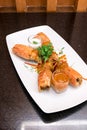 Fried Tiger River Prawn Red Curry Paste Chu Chee Kung