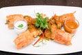 Fried Tiger River Prawn Red Curry Paste Chu Chee Kung