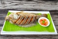 Fried tilapia fish Royalty Free Stock Photo