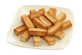 Fried Tofu Royalty Free Stock Photo