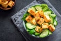 Fried Tofu Salad Royalty Free Stock Photo