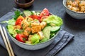 Fried Tofu Salad Royalty Free Stock Photo