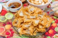 Fried wantan Royalty Free Stock Photo