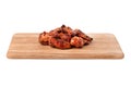 Fried wings close-up. Royalty Free Stock Photo