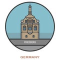 Friedberg. Cities and towns in Germany Royalty Free Stock Photo