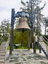 The peace bell in the alps in Telfs MÃÂ¶sern Royalty Free Stock Photo