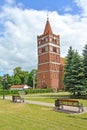 Friedland Church Bell Tower. Pravdinsk, Kaliningrad region