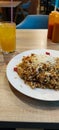 Friedrice and Orange juice