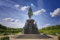 Friedrich Franz II monument at Schwerin Palace, Germany Royalty Free Stock Photo