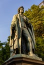 Friedrich Schiller Memorial in Frankfurt Germany Royalty Free Stock Photo