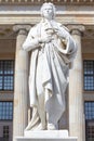 Friedrich Schiller statue Royalty Free Stock Photo