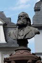 The Friedrich-Stoltze-Brunnen, statue commemorating for Friedrich Stolze, one of FrankfurtÃ¢â¬Ës many free thinkers and social