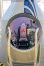 FRIEDRICHSHAFEN, GERMANY, JULY 24, 2016: Capsule from which felix baumgartner jumped into stratosphere in the zeppelin