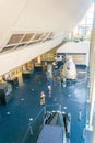 FRIEDRICHSHAFEN, GERMANY, JULY 24, 2016: Interior of the zeppelin museum in friedrichshafen, Germany....IMAGE Royalty Free Stock Photo